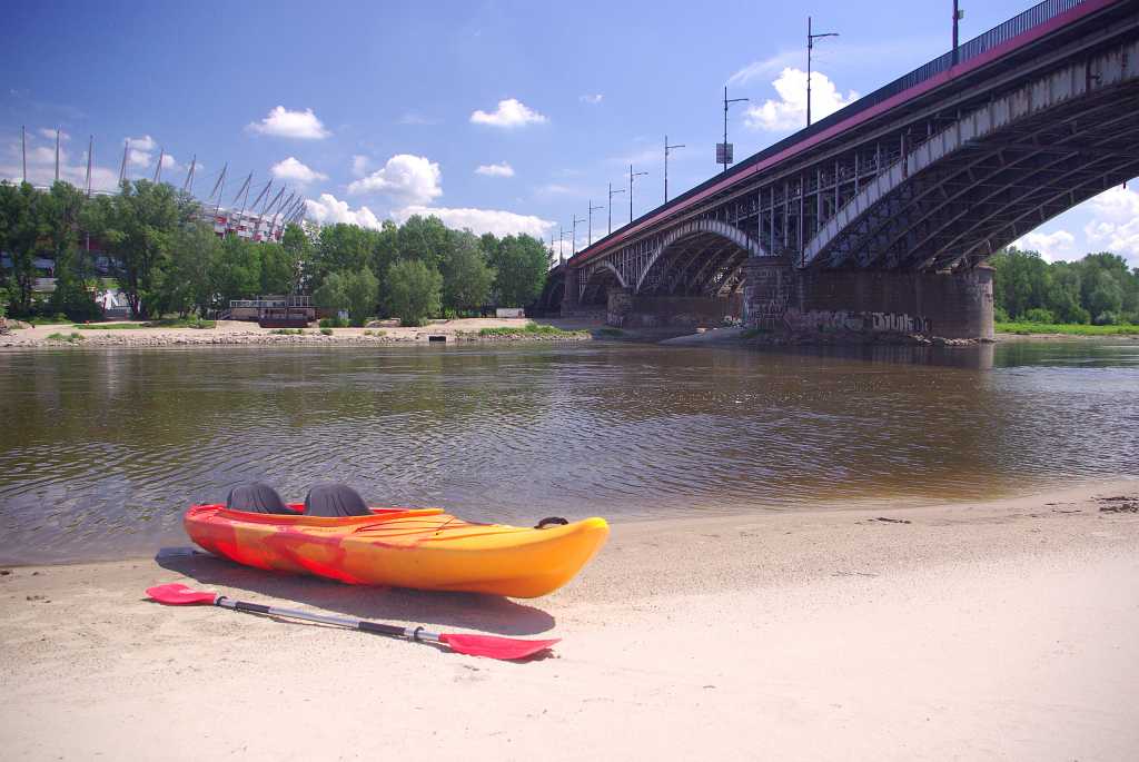 Kayaking on Vistula River